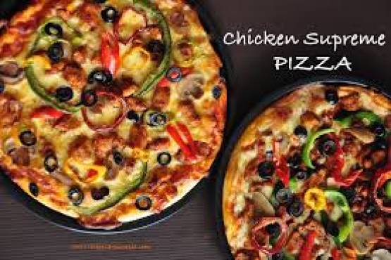 Chicken supreme pizza