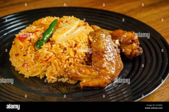 FRIED RICE WITH PEPPERED CHICKEN