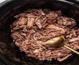 Shredded beef for assorted