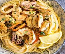 Seafood pasta