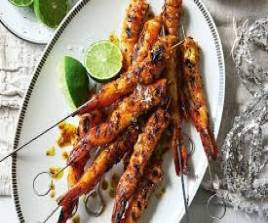Prawns skewers